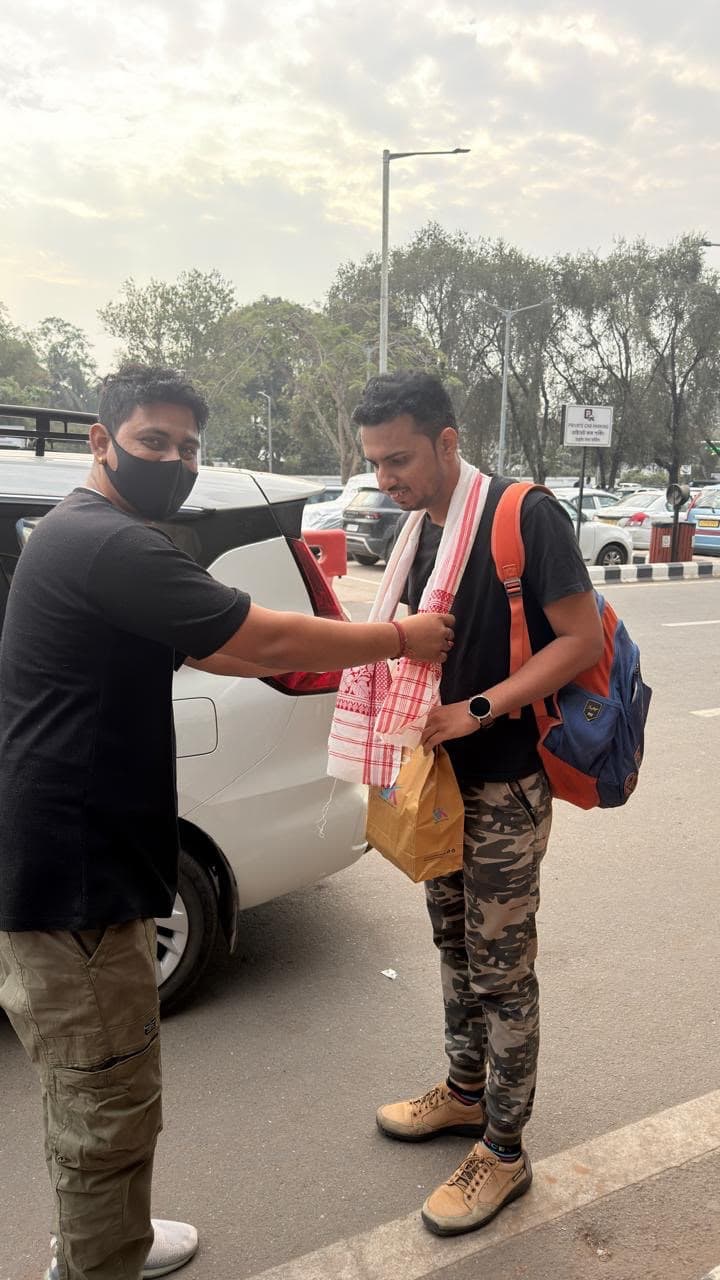 Breeziah driver at LGBI arrivals
