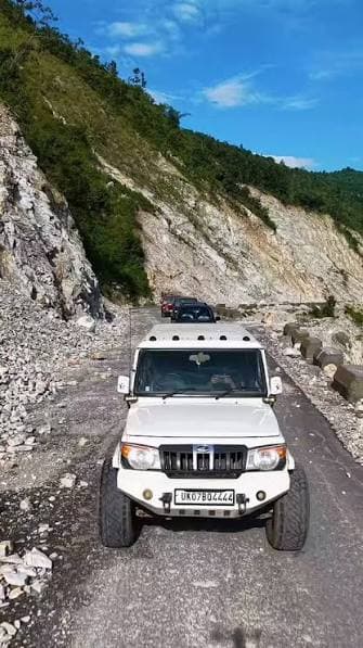 SUV — On rough road