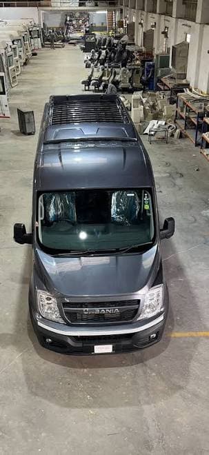 Tempo Traveller — Roof carrier