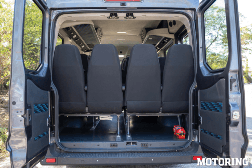 Force Urbania — Rear luggage bay